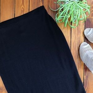 Jones New York Long Wool Skirt
